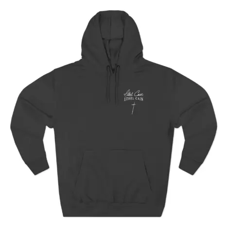 Ethel-Cain-Logo-Three-Panel-Fleece-Hoodie-3 Ethel Cain Logo Three-Panel Fleece Hoodie