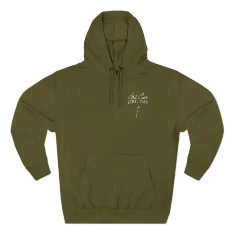 Ethel-Cain-Logo-Three-Panel-Fleece-Hoodie-5 Ethel Cain Logo Three-Panel Fleece Hoodie