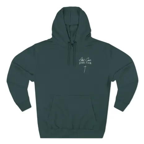 Ethel-Cain-Logo-Three-Panel-Fleece-Hoodie-7 Ethel Cain Logo Three-Panel Fleece Hoodie