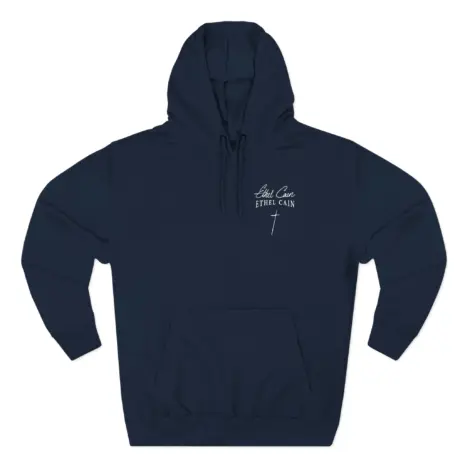 Ethel-Cain-Logo-Three-Panel-Fleece-Hoodie-9 Ethel Cain Logo Three-Panel Fleece Hoodie