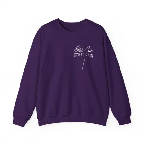 Ethel-Cain-Logo-Unisex-Heavy-Blend-Crewneck-Sweatshirt-13 Ethel Cain Logo Crewneck Sweatshirt