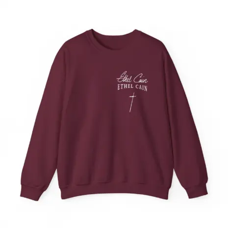 Ethel-Cain-Logo-Unisex-Heavy-Blend-Crewneck-Sweatshirt-3 Ethel Cain Logo Crewneck Sweatshirt