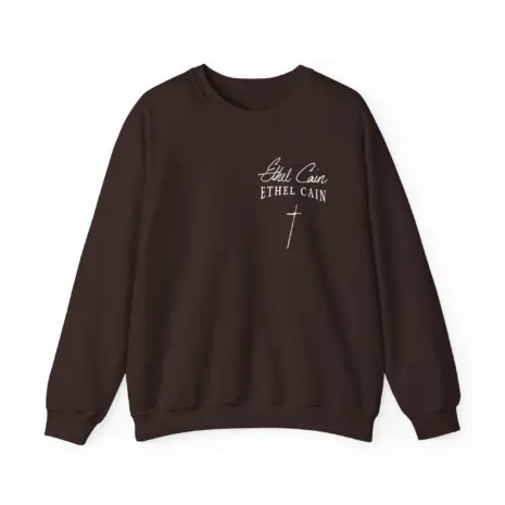 Ethel-Cain-Logo-Unisex-Heavy-Blend-Crewneck-Sweatshirt-5 Ethel Cain Logo Crewneck Sweatshirt