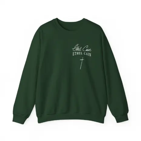 Ethel-Cain-Logo-Unisex-Heavy-Blend-Crewneck-Sweatshirt-7 Ethel Cain Logo Crewneck Sweatshirt