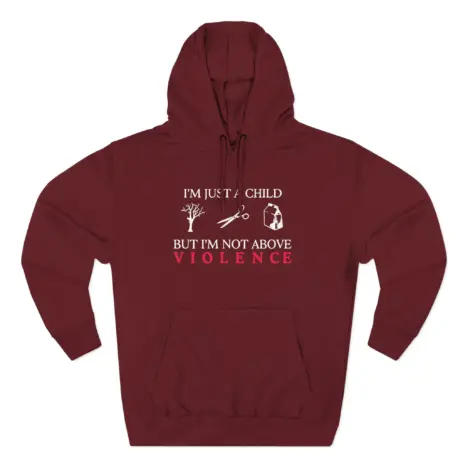 Ethel Cain Not Above Violence Three-Panel Fleece Hoodie