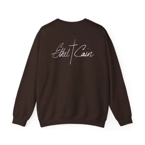 Ethel-Cain-Not-Above-Violence-Unisex-Heavy-Blend-Crewneck-Sweatshirt-2 Ethel Cain Not Above Violence Crewneck Sweatshirt