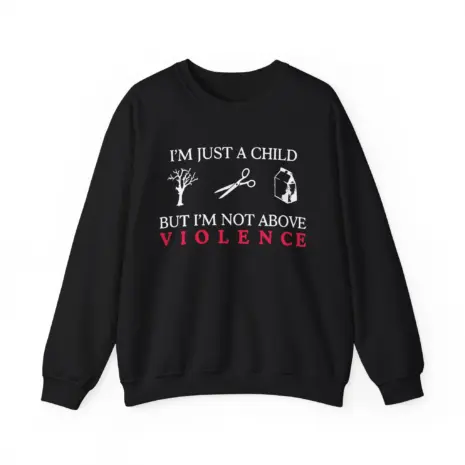 Ethel-Cain-Not-Above-Violence-Unisex-Heavy-Blend-Crewneck-Sweatshirt-5 Ethel Cain Not Above Violence Crewneck Sweatshirt