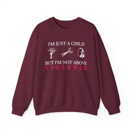 Ethel-Cain-Not-Above-Violence-Unisex-Heavy-Blend-Crewneck-Sweatshirt-7 Ethel Cain Not Above Violence Crewneck Sweatshirt
