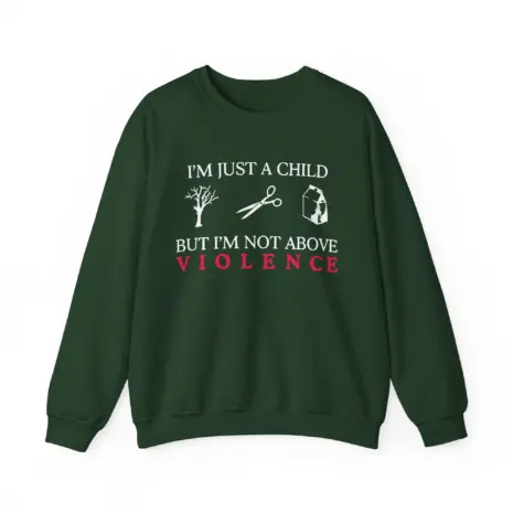 Ethel-Cain-Not-Above-Violence-Unisex-Heavy-Blend-Crewneck-Sweatshirt-9 Ethel Cain Not Above Violence Crewneck Sweatshirt