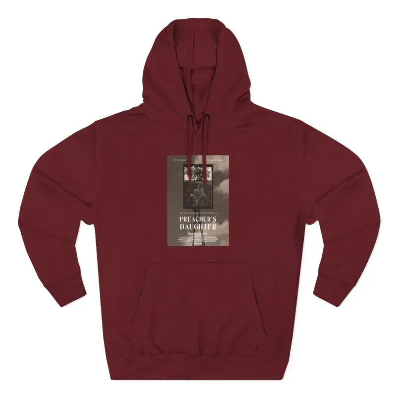 Ethel Cain Preacher’s Daughter Movie Poster Three-Panel Fleece Hoodie
