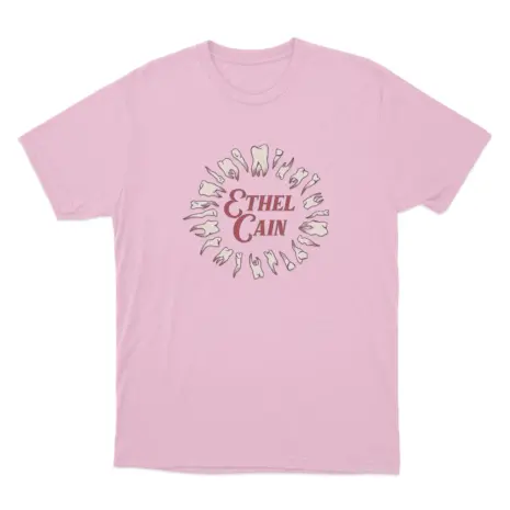 Teeth-Wreath-T-Shirt-4 Ethel Cain Teeth Wreath T Shirt